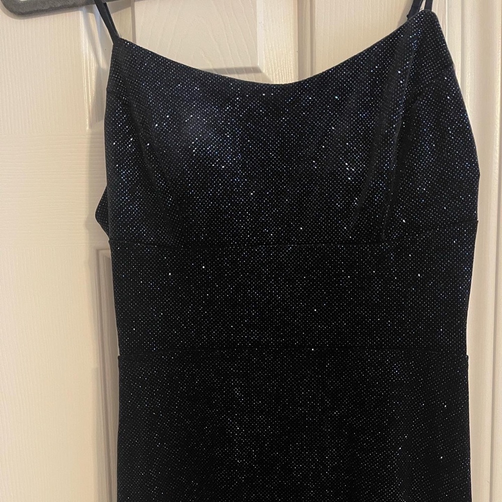 Navy Sparkly Formal Dress - Picture 2 of 4